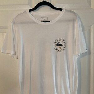 Quicksilver Men's White T Shirt - Limited Edition Quicksilver Bali - Size M